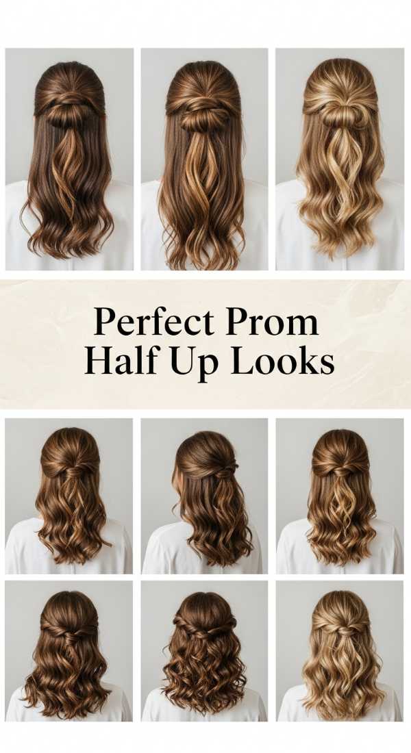 Transform Your Look: Stunning Hair Ideas for Every Occasion Perfect Prom Half Up Looks 69ff7f17070cf