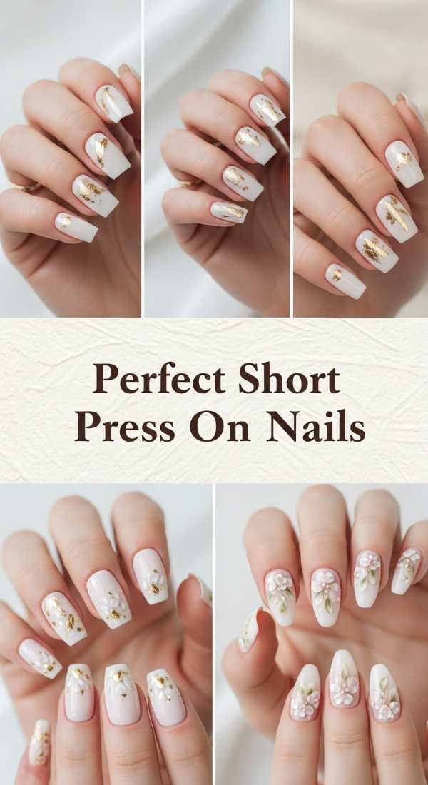 Perfect Short Press On Nails 6a1342105ab98