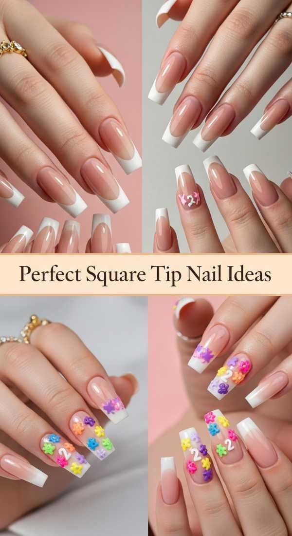 Perfect Square Tip Nail Ideas 6a134915d10e7