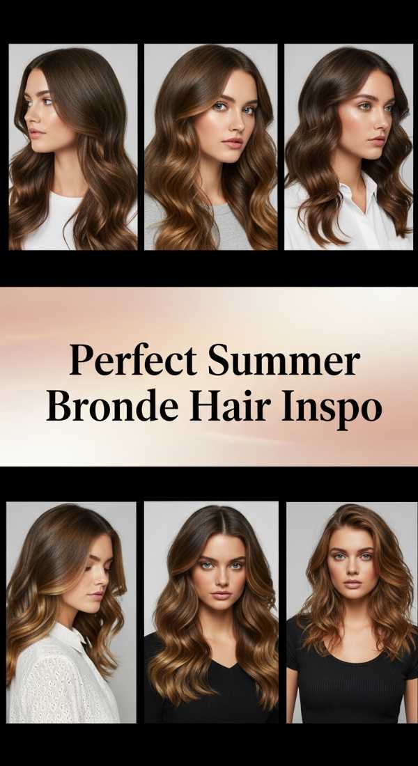 From Gowns to Gowns: Chic Graduation Hairstyles for Your Hottest Summer Perfect Summer Bronde Hair Inspo 6a08ce8b817e7