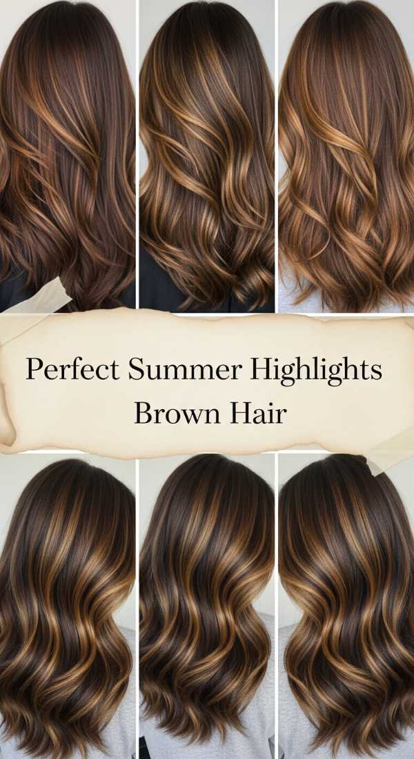 Perfect Summer Highlights Brown Hair 6a08d5f7cebea