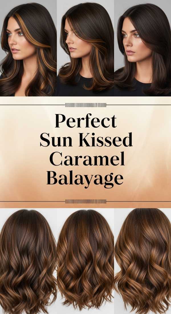 The Modern Muse: Stunning Hair Inspiration for Your Next Salon Visit Perfect Sun Kissed Caramel Balayage 6a08ce7ca7720