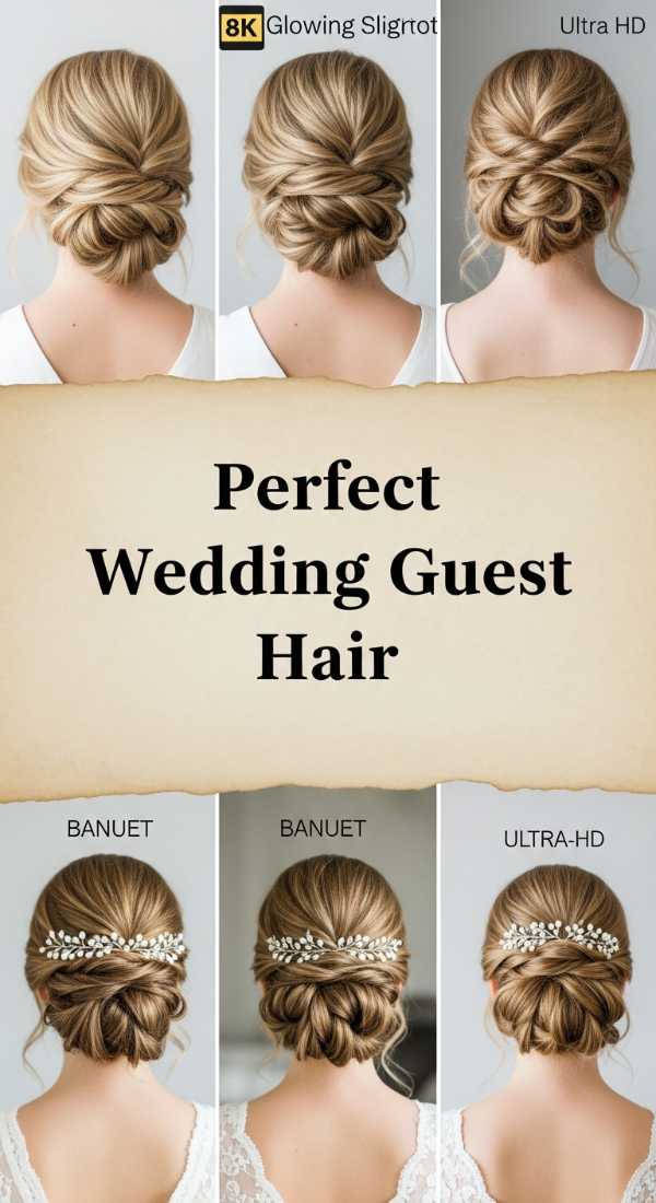 The Sophisticated Stylist: Your Elite Hair Transformation Manual Perfect Wedding Guest Hair 6a141e0cf328a