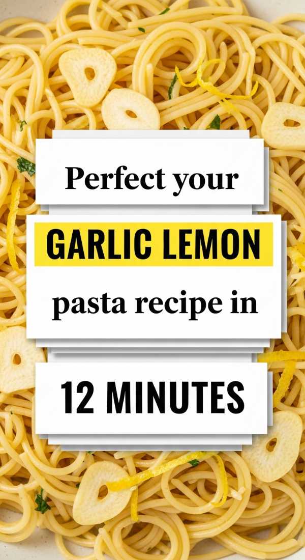 Pasta Perfection: The Only Recipes You’ll Ever Need Perfect Your Garlic Lemon Pasta Recipe In 12 Minutes 6a041683591fc