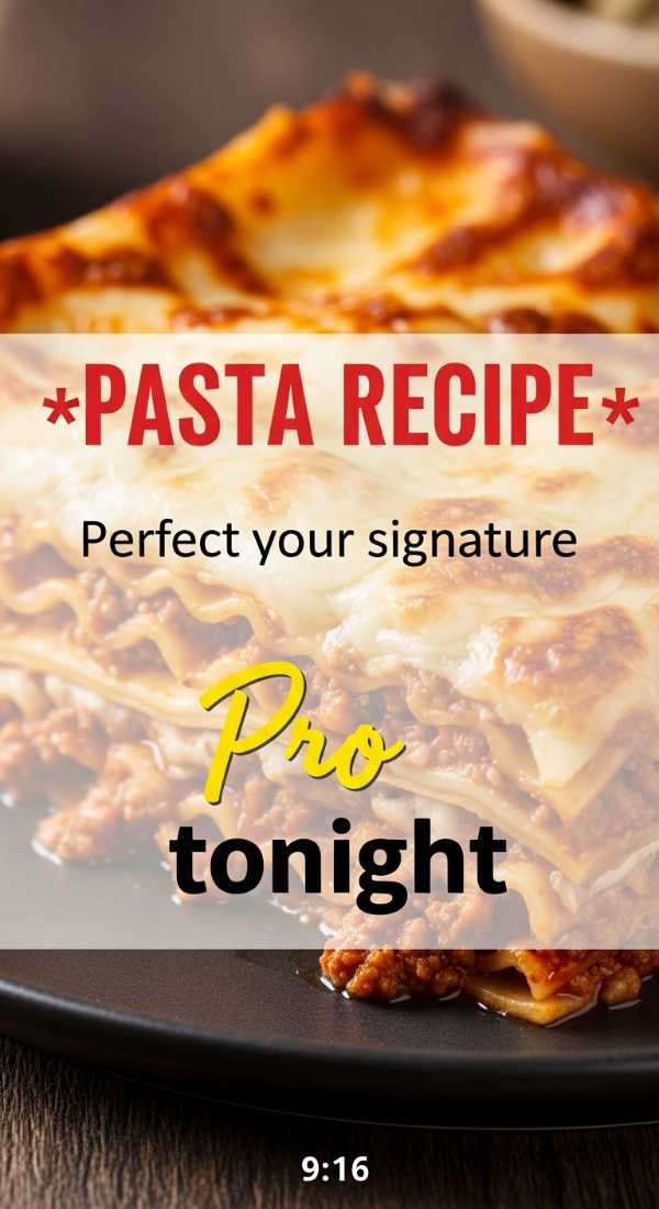 Perfect Your Signature Pasta Recipe Tonight 6a149b0a53cc3