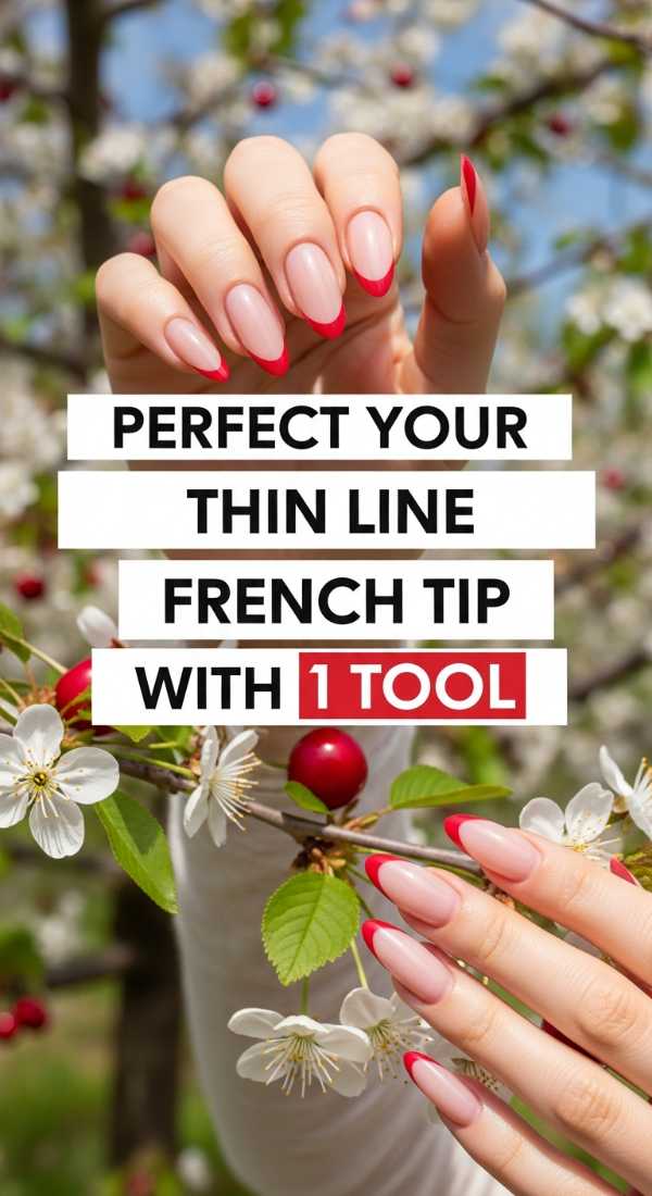 Perfect Your Thin Line French Tip With 1 Tool 6a1a9980c60cd