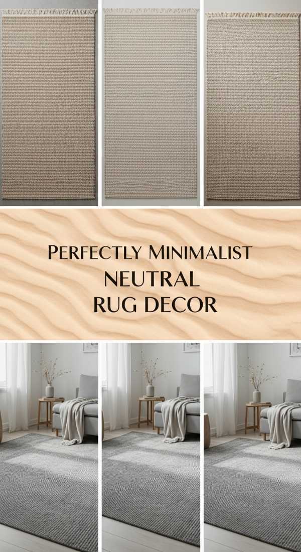 Perfectly Minimalist Neutral Rug Decor 69f48df4794b7