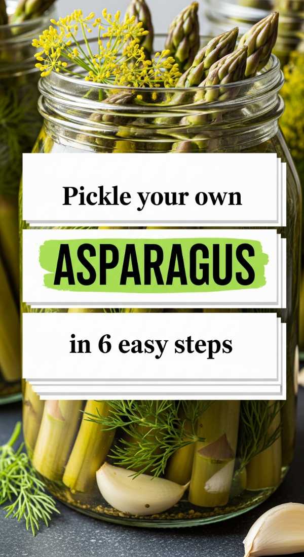 The Summer Kitchen Handbook: Keeping It Cool While Cooking Hot Pickle Your Own Asparagus In 6 Easy Steps 6a0703b4614da