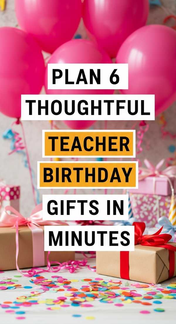 Plan 6 Thoughtful Teacher Birthday Gifts In Minutes 6a057da497473