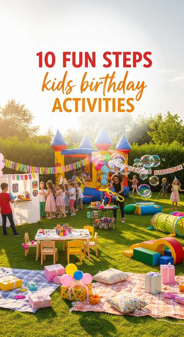 Plan A Backyard Birthday Party For Kids With 10 Fun Activities 69fda91b777e6