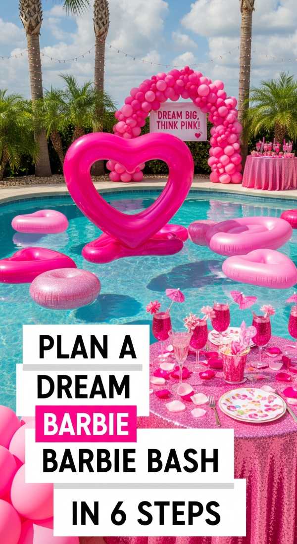 Dive Into Fun: How to Throw the Best Pool Party Ever Plan A Dream Barbie Bash In 6 Steps 6a0de77162b22