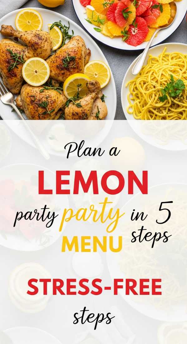Plan A Lemon Party Menu In 5 Stress Free Steps 6a0031c026c8b