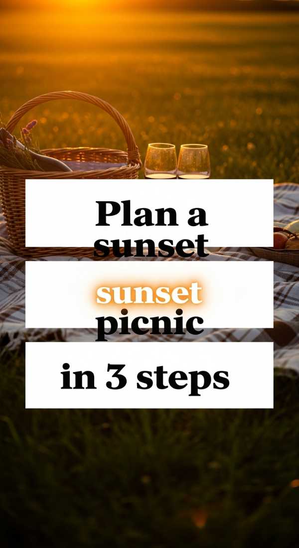 Picnic Perfection: Your Ultimate Guide to Planning a Dreamy Aesthetic Soirée Plan A Sunset Picnic In 3 Steps 6a057d90cc1a4