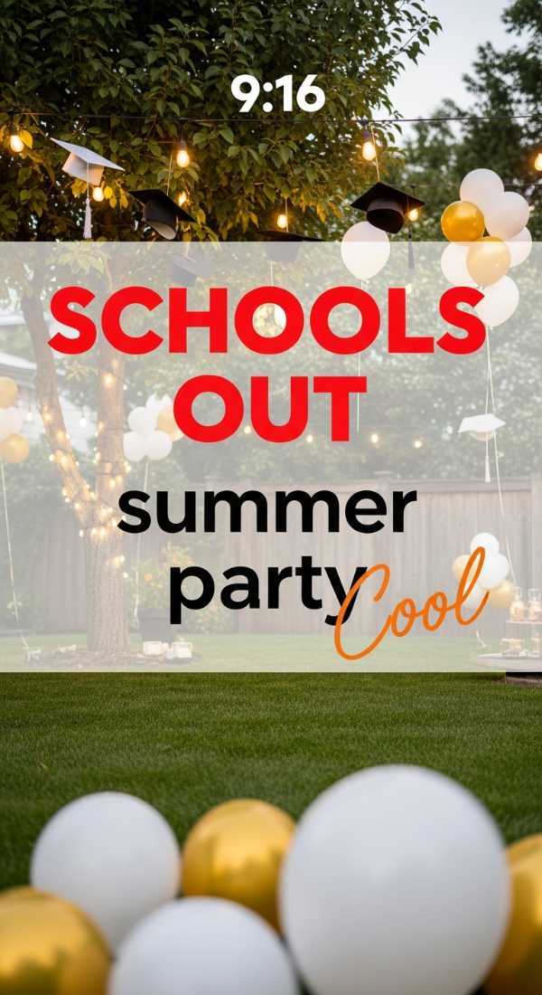 Plan The Best Schools Out Summer Party In 4 Steps 6a0d9eb0a25d3
