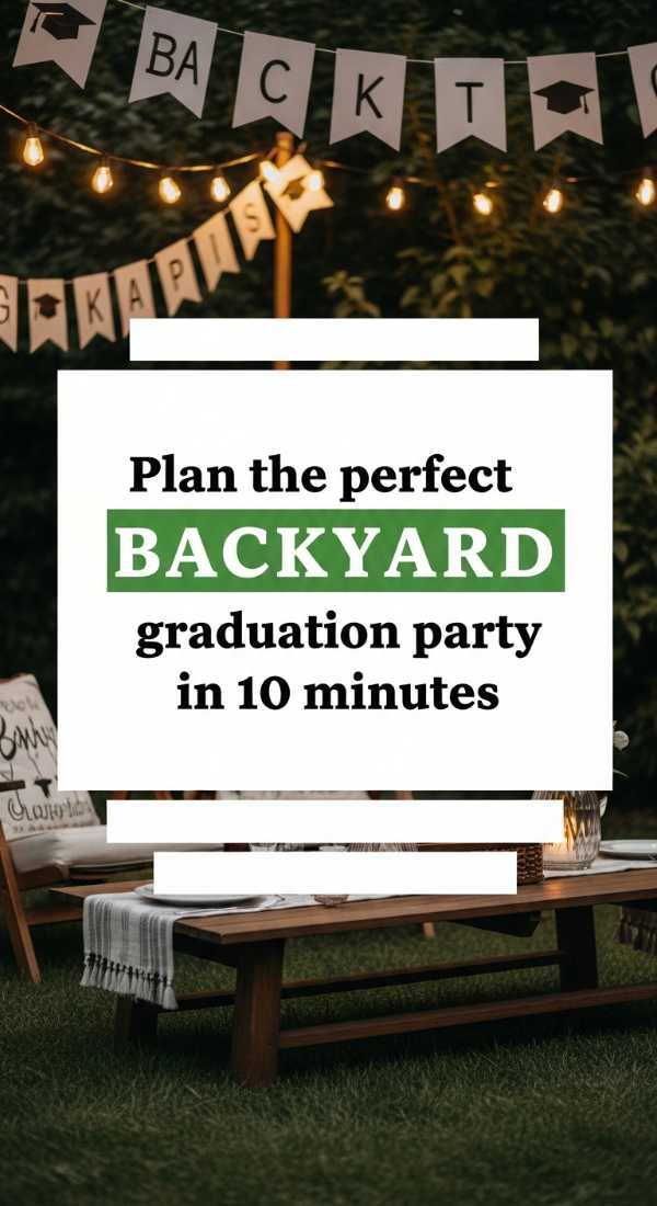Host the Best Bash Ever: The Complete Summer Party Playbook Plan The Perfect Backyard Graduation Party In 10 Minutes 6a0de75d32903