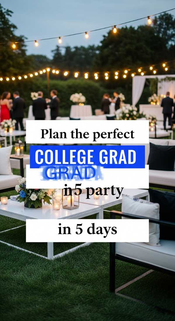 Plan The Perfect College Grad Party In 5 Days 69f8716133567