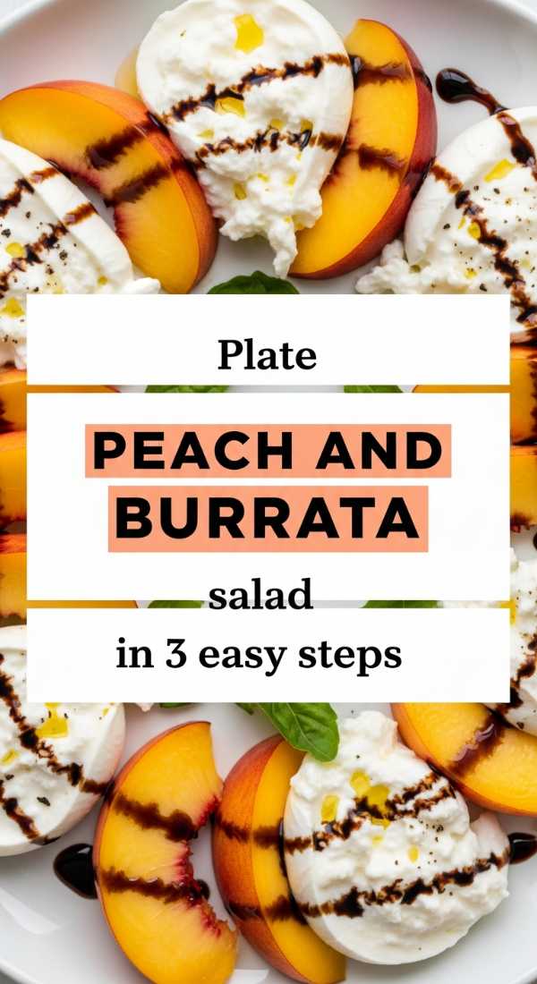 Plate Peach And Burrata Salad In 3 Easy Steps 6a04238a7a99a