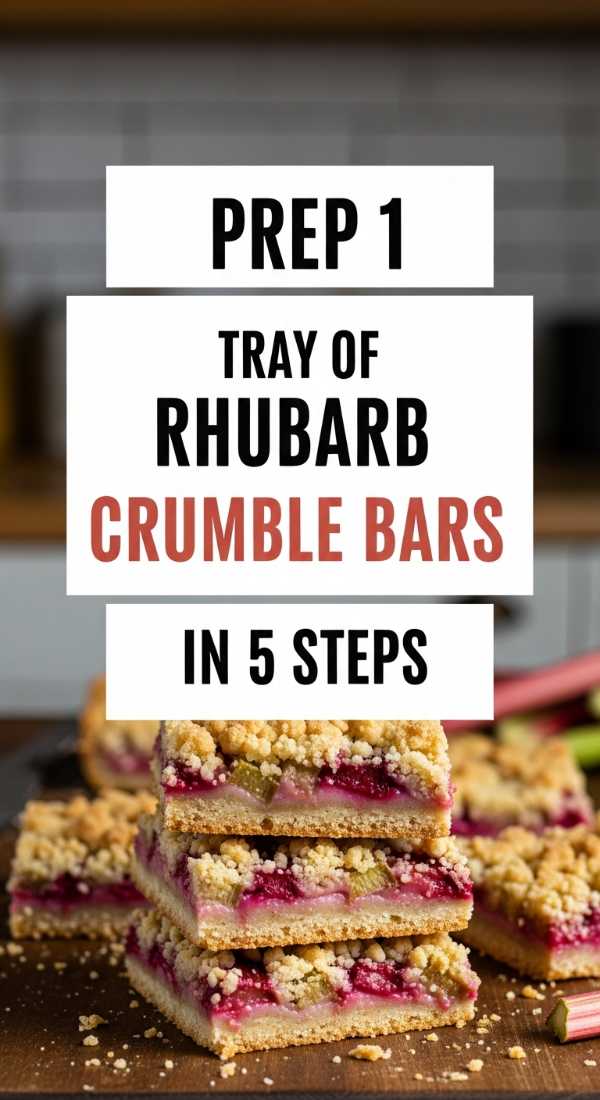 Prep 1 Tray Of Rhubarb Crumble Bars In 5 Steps 69fd8aa86048e