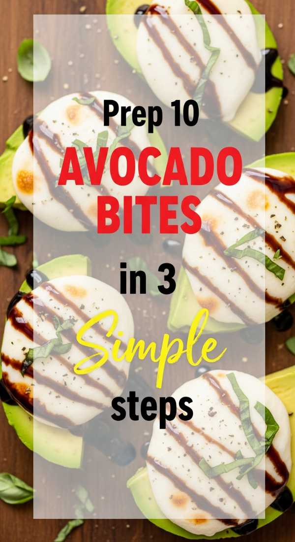 Prep 10 Avocado Caprese Bites In 3 Simple Steps 69fd74176b493