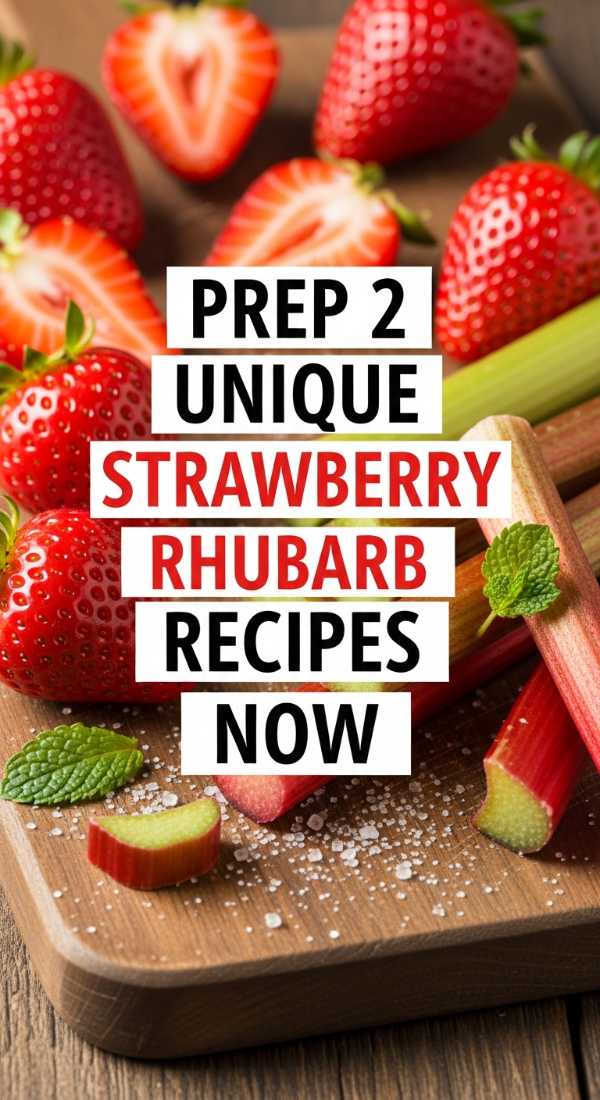 From Garden to Table: The Best Rhubarb Recipes for Harvest Season Prep 2 Unique Strawberry Rhubarb Recipes Now 69fd8a9b9509b