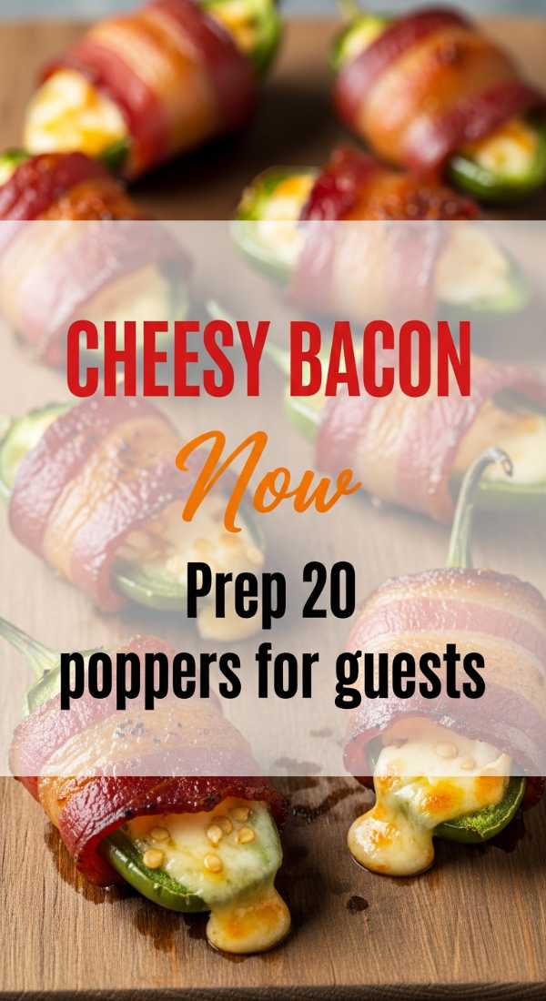 No Forks Allowed: The Best Party Appetizers for Every Occasion Prep 20 Cheesy Bacon Poppers For Guests Now 6a1499bf6ce76