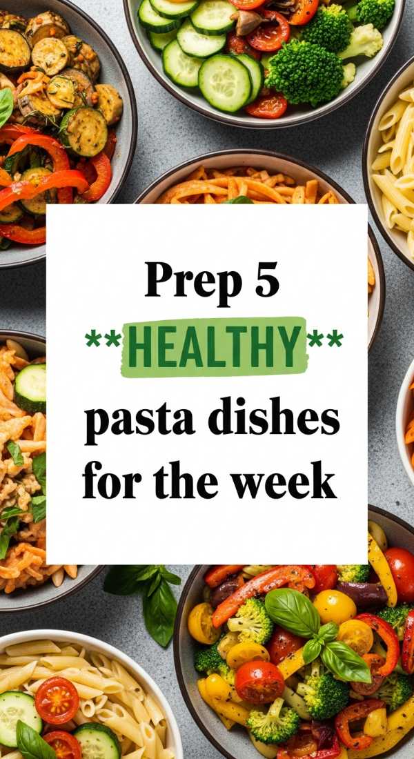 From Scratch to Spectacular: My Journey Through the Ultimate Pasta Masterclass Prep 5 Healthy Pasta Dishes For The Week 6a109799d6241