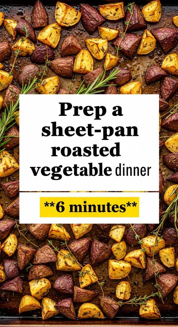Prep A Sheet Pan Roasted Vegetable Dinner In 6 Minutes 6a1432a6a4778