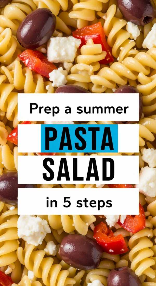 Prep A Summer Pasta Salad In 5 Steps 6a041b111df90