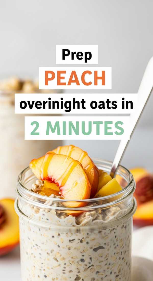 Prep Peach Overnight Oats In 2 Minutes 6a142b5bccd7a