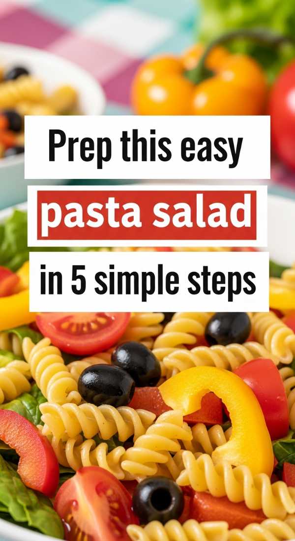 Prep This Easy Pasta Salad In 5 Simple Steps 6a06febe1db61