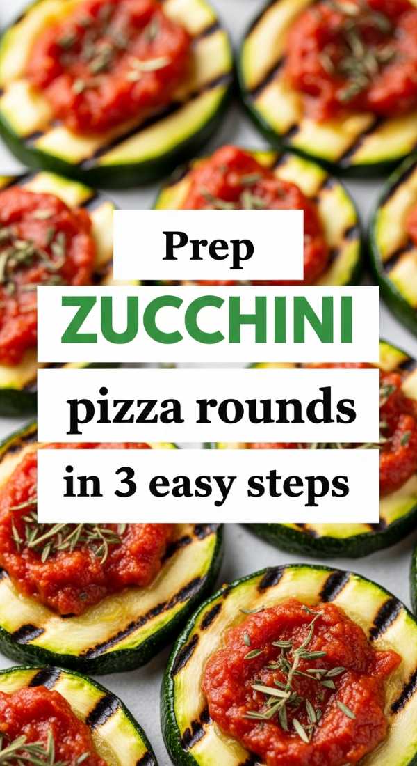 Prep Zucchini Pizza Rounds In 3 Easy Steps 69fd8a9becc98