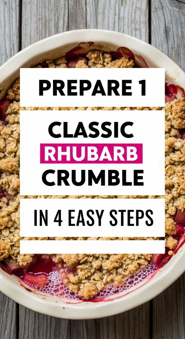 Prepare 1 Classic Rhubarb Crumble In 4 Easy Steps 69fd8aa63a9ff