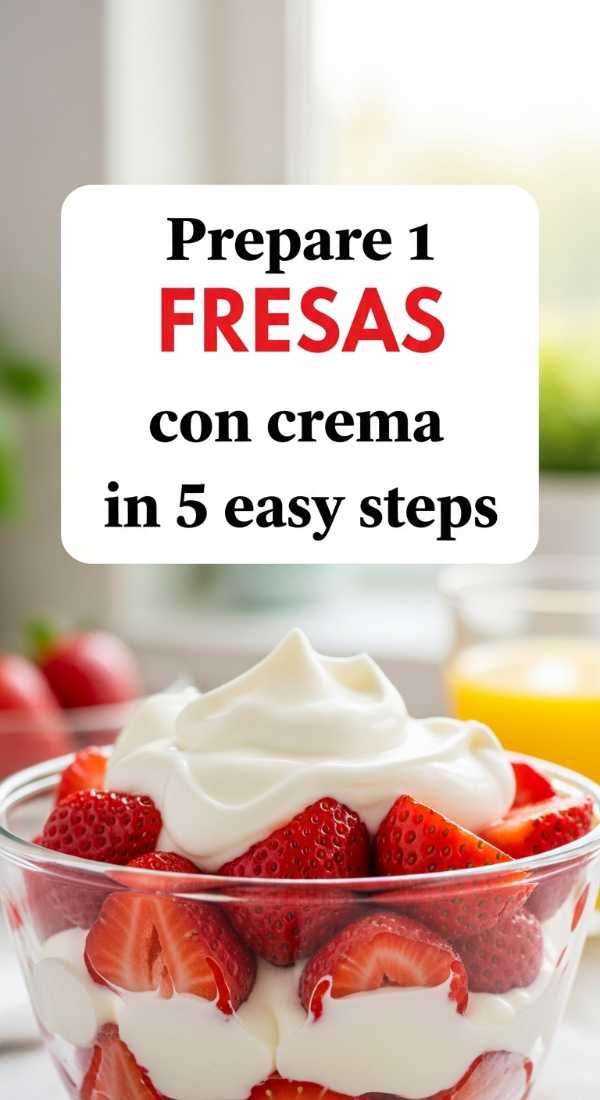 Prepare 1 Fresas Con Crema In 5 Easy Steps 6a06cfecd0af6