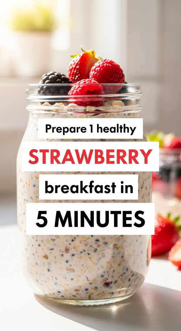Prepare 1 Healthy Strawberry Breakfast In 5 Minutes 69f6fe0a45342