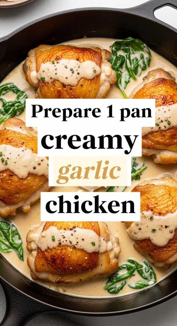Prepare 1 Pan Creamy Garlic Chicken 6a0170b3d0ae4