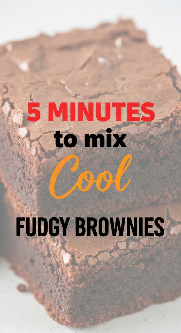 Prepare 1 Pan Of Fudgy Brownies In 5 Minutes 69f863604bf3c