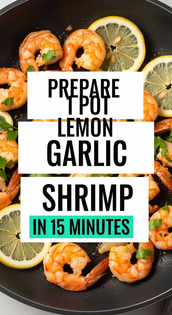 Prepare 1 Pot Lemon Garlic Shrimp In 15 Minutes 6a04238ea5369