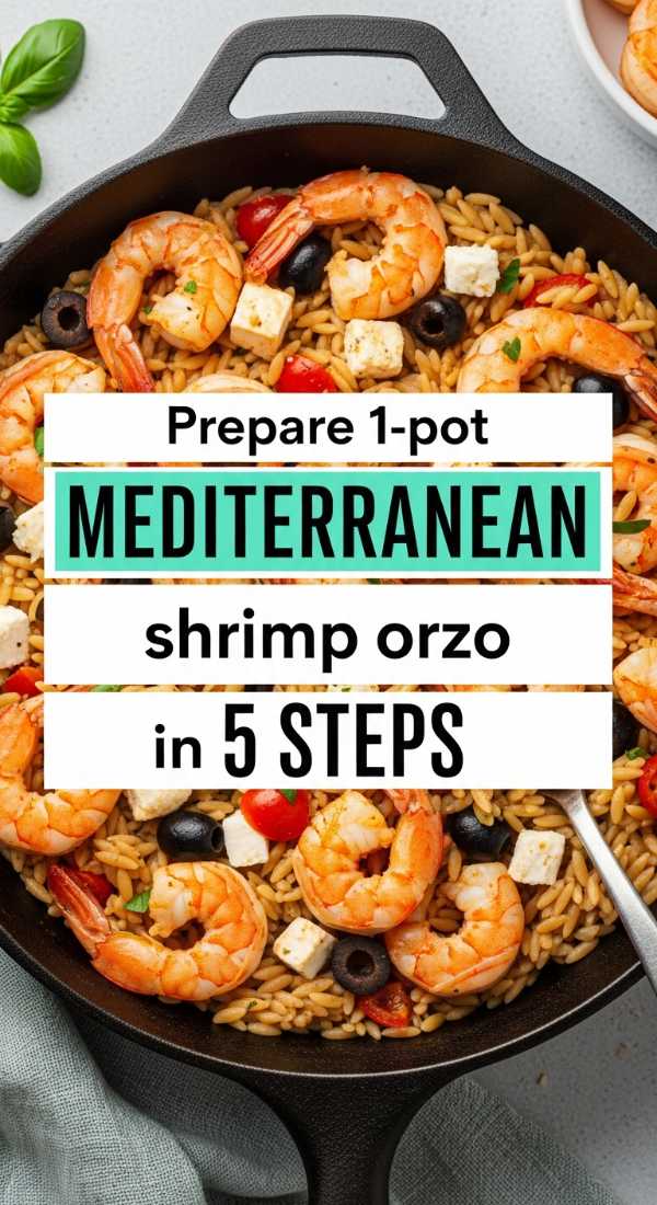 Prepare 1 Pot Mediterranean Shrimp Orzo In 5 Steps 69f47a0602314