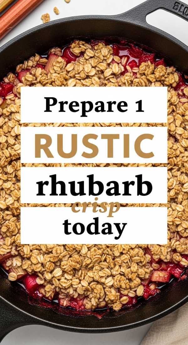 Prepare 1 Rustic Rhubarb Crisp Today 6a017dc9988a9