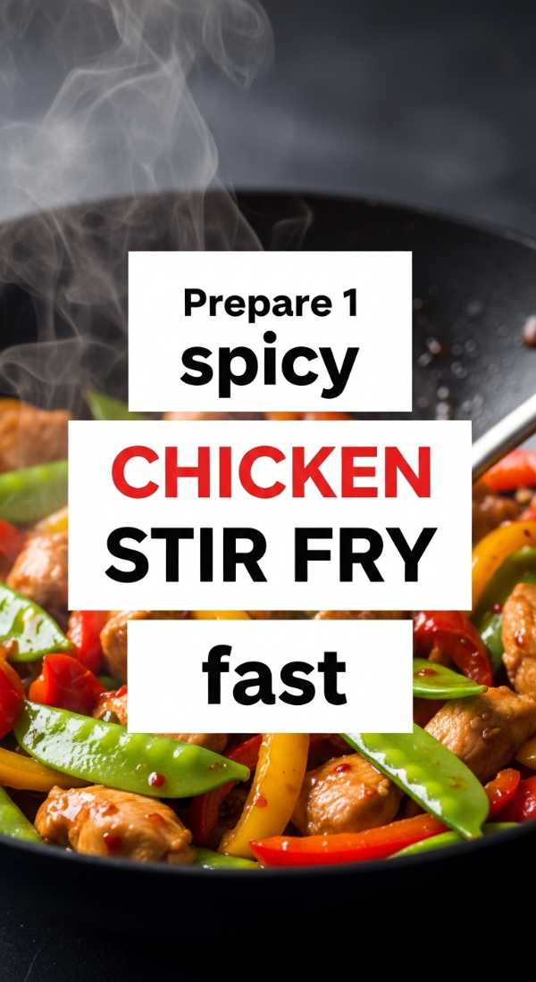 Prepare 1 Spicy Chicken Stir Fry Fast 6a017da8bbf3a