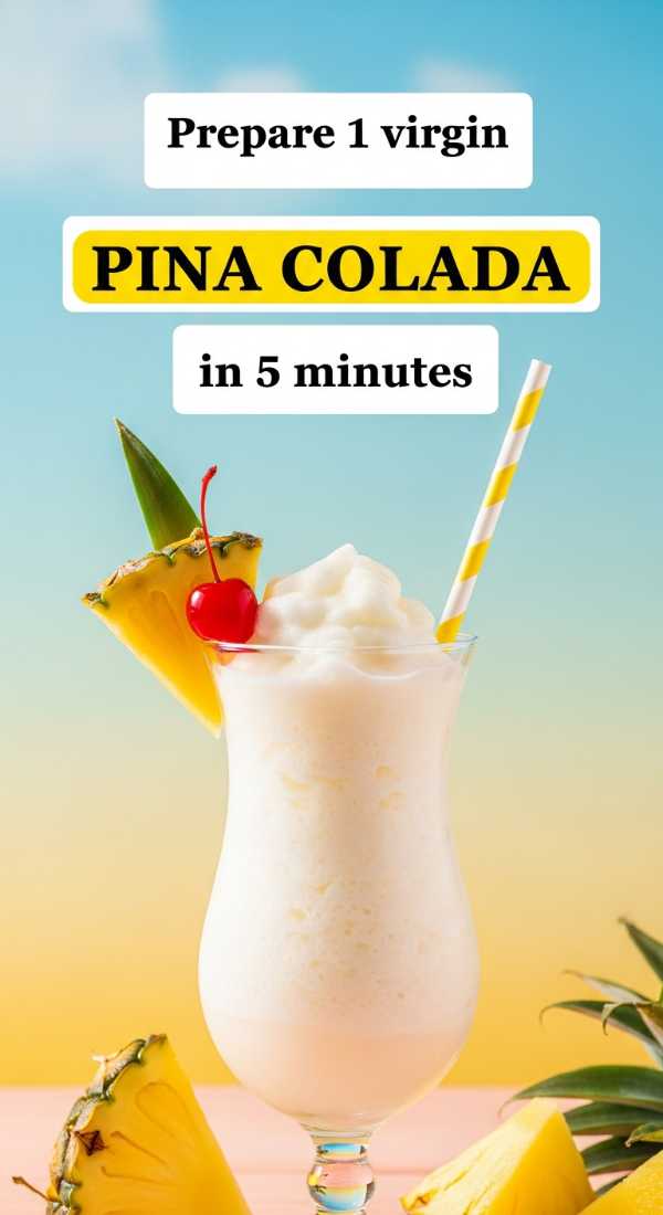 Prepare 1 Virgin Pina Colada In 5 Minutes 69f4474e69a6f