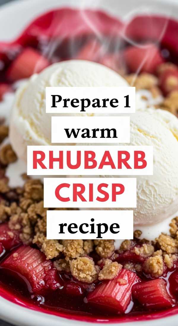 Sweet, Tart, and Totally Irresistible: The Ultimate Strawberry Rhubarb Collection Prepare 1 Warm Rhubarb Crisp Recipe 69fd8c9a7d29e
