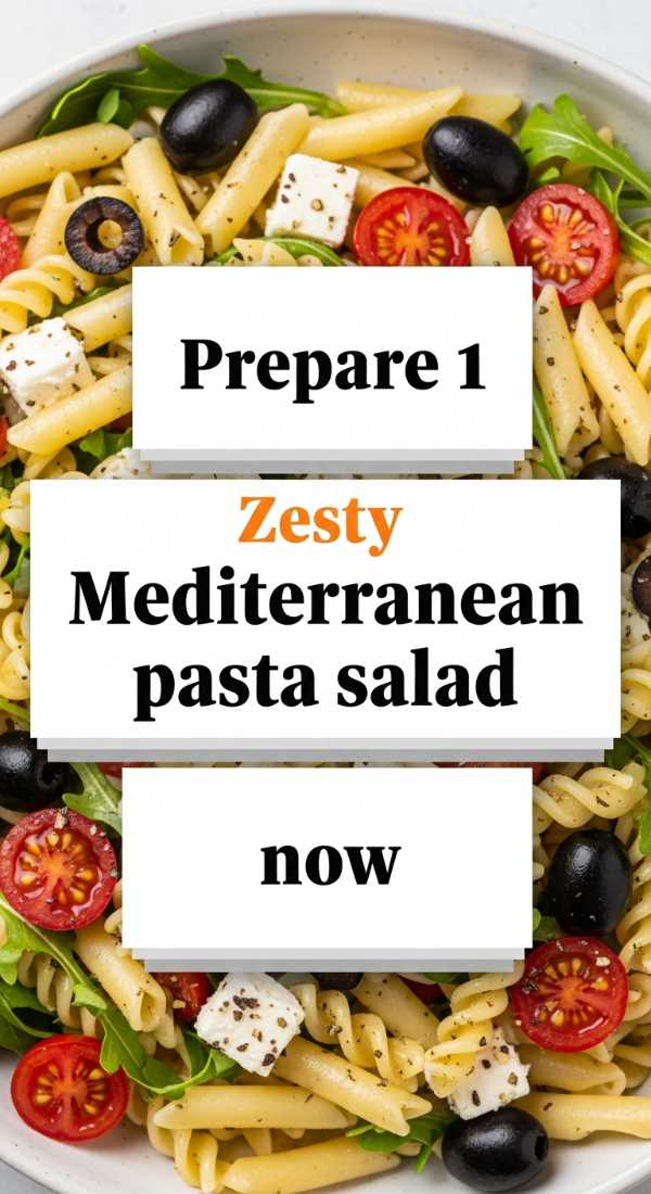 Pasta Perfection: The Ultimate Guide to Every Noodle You Love Prepare 1 Zesty Mediterranean Pasta Salad Now 6a1097b2de6e9