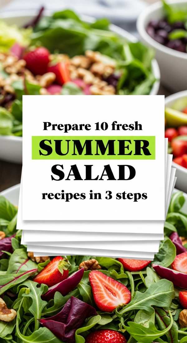 Prepare 10 Fresh Summer Salad Recipes In 3 Steps 6a06bc5877755
