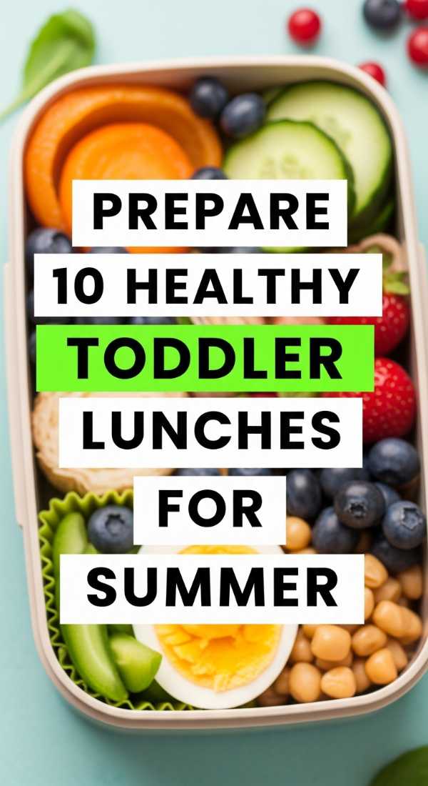 Prepare 10 Healthy Toddler Lunches For Summer 6a109f13b0525