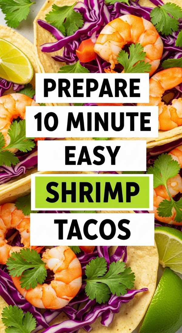 The Only Summer Dinner Guide You’ll Ever Need Prepare 10 Minute Easy Shrimp Tacos 6a017dccb1284