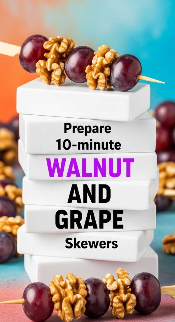 Prepare 10 Minute Walnut And Grape Skewers 69fd8a962a2b9