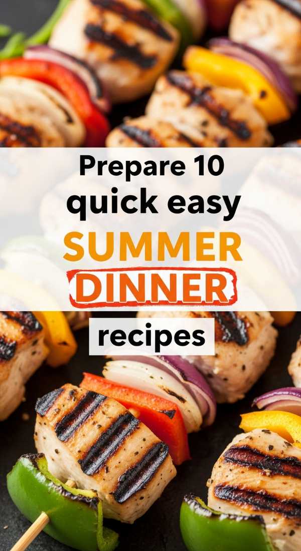 Prepare 10 Quick Easy Summer Dinner Recipes 6a06e6f8a3962