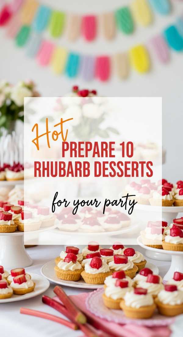 Pink Perfection: Our Most Requested Rhubarb Recipes of All Time Prepare 10 Rhubarb Desserts For Your Party 6a149b3ae6561