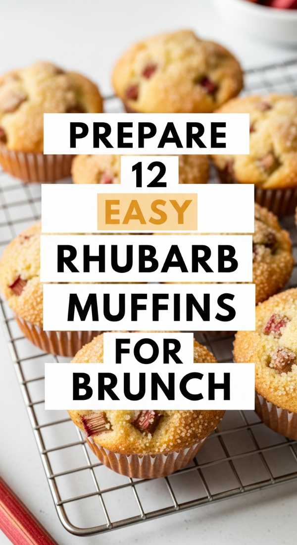 Prepare 12 Easy Rhubarb Muffins For Brunch 69fd8caca4a16